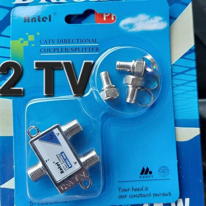 CATV SPLITER SPLITTER BOSTER CABANG T STB SET TOP ANTENA DIGITAL TV F