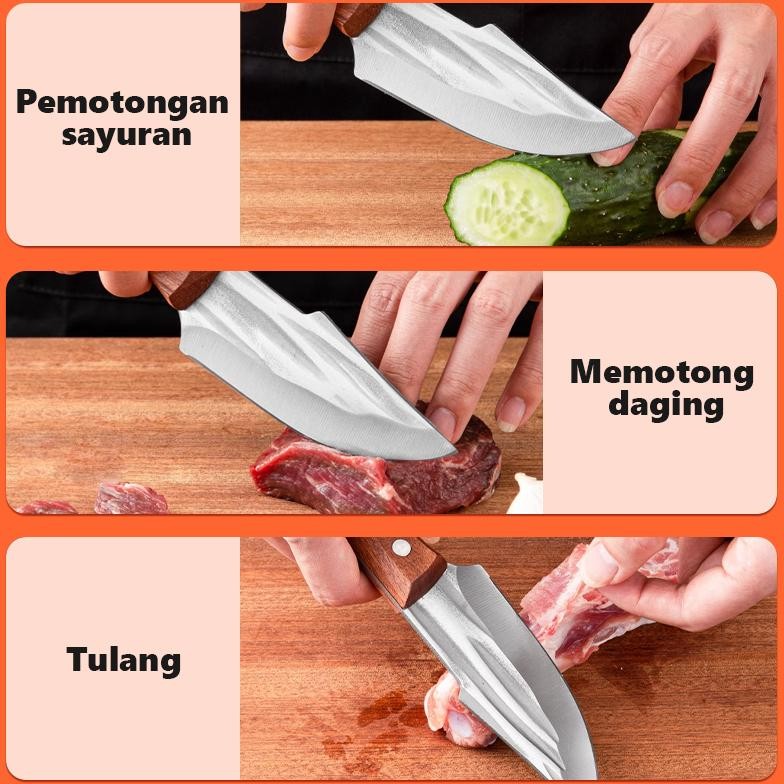 Trend - Pisau Tulang Pisau Darpur Pisau Pisau Super Tajam Pisau Mongolia Lapisan Pisau Keluli Mongol