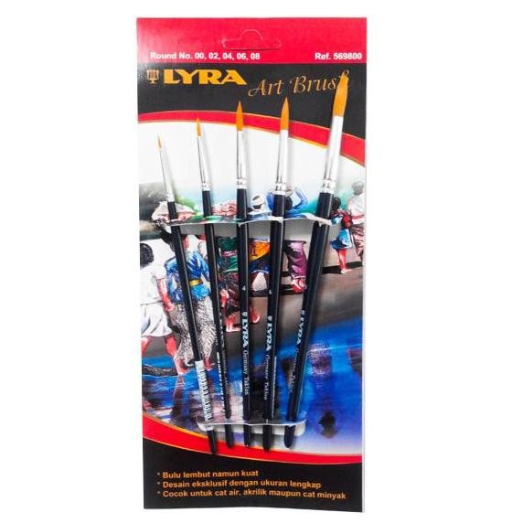 

Lyra Art Brush Set Round (Isi 5)