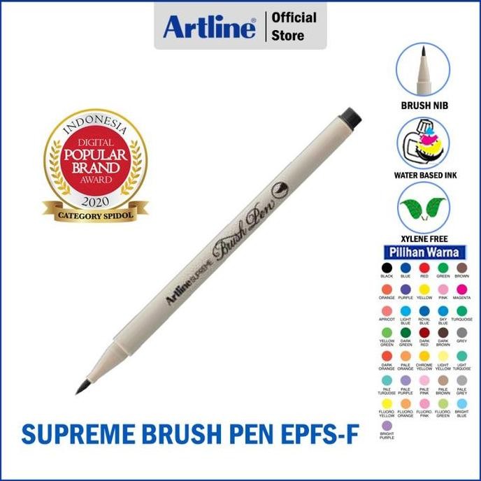 

BRUSH PEN ARTLINE SUPREME BRUSH PEN 24 COLOURS EPFS-F/24W