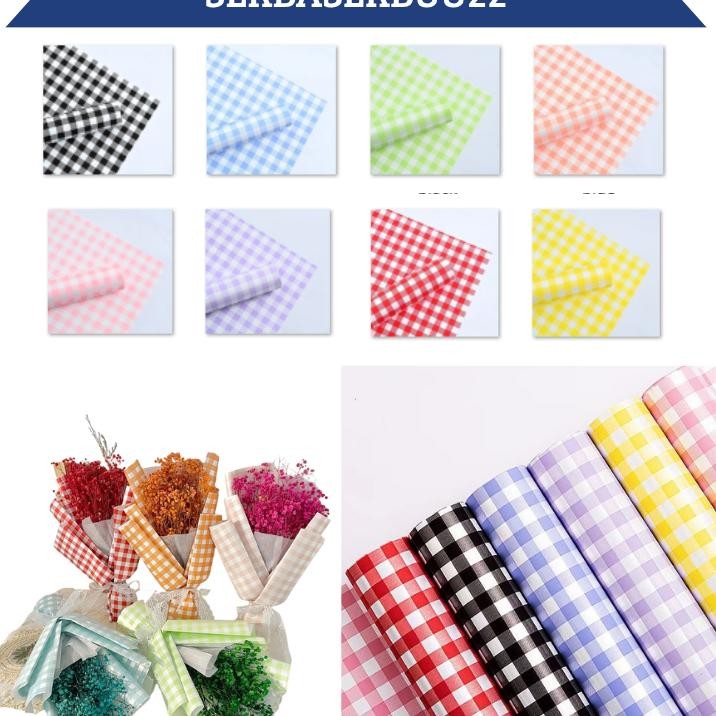 

Isi 20 Lembar Kertas Buket Bunga Motif Kotak Kotak Flower Wrapping R Square Pattern Motif Kotak Kb096 Ss22