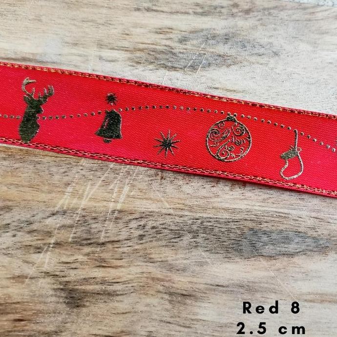 

Pita Natal Ribbon Xmas Natal 2.5 Cm