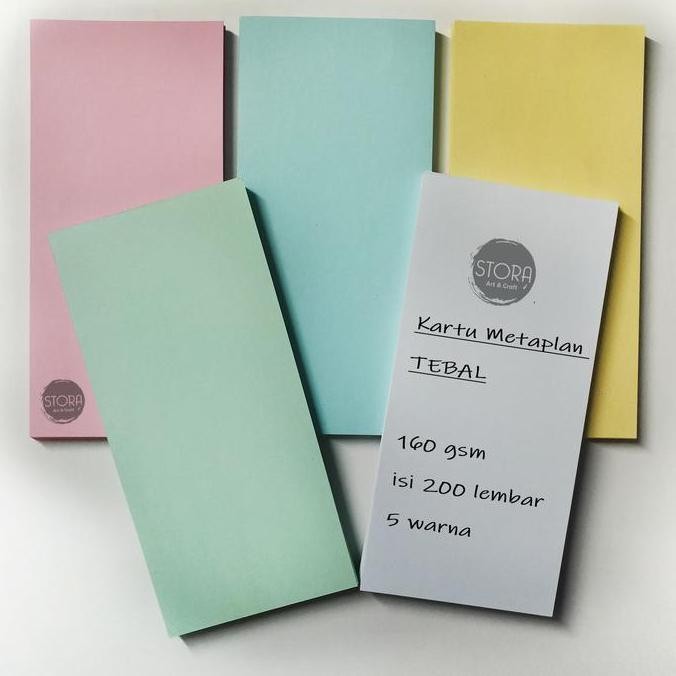 

Kartu Metaplan 160 Gsm 200 Lbr 5 Warna Kotak Persegi - Meta Plan