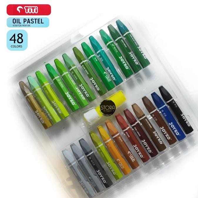 

Titi Crayon Oil Pastel 48 Colours Krayon Minyak Warna