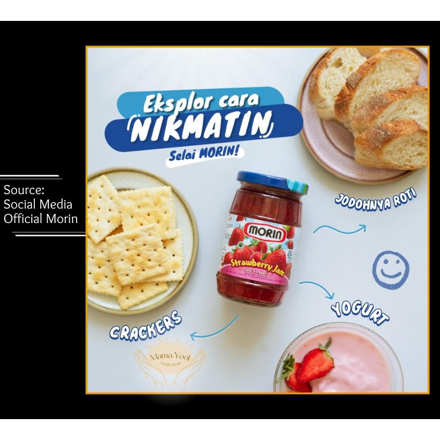 

MAMA.YOOL - Morin Strawberry Jam 330 Gram FREE PACKING/Selai Buah Asli Topping Roti Rasa Strawberry
