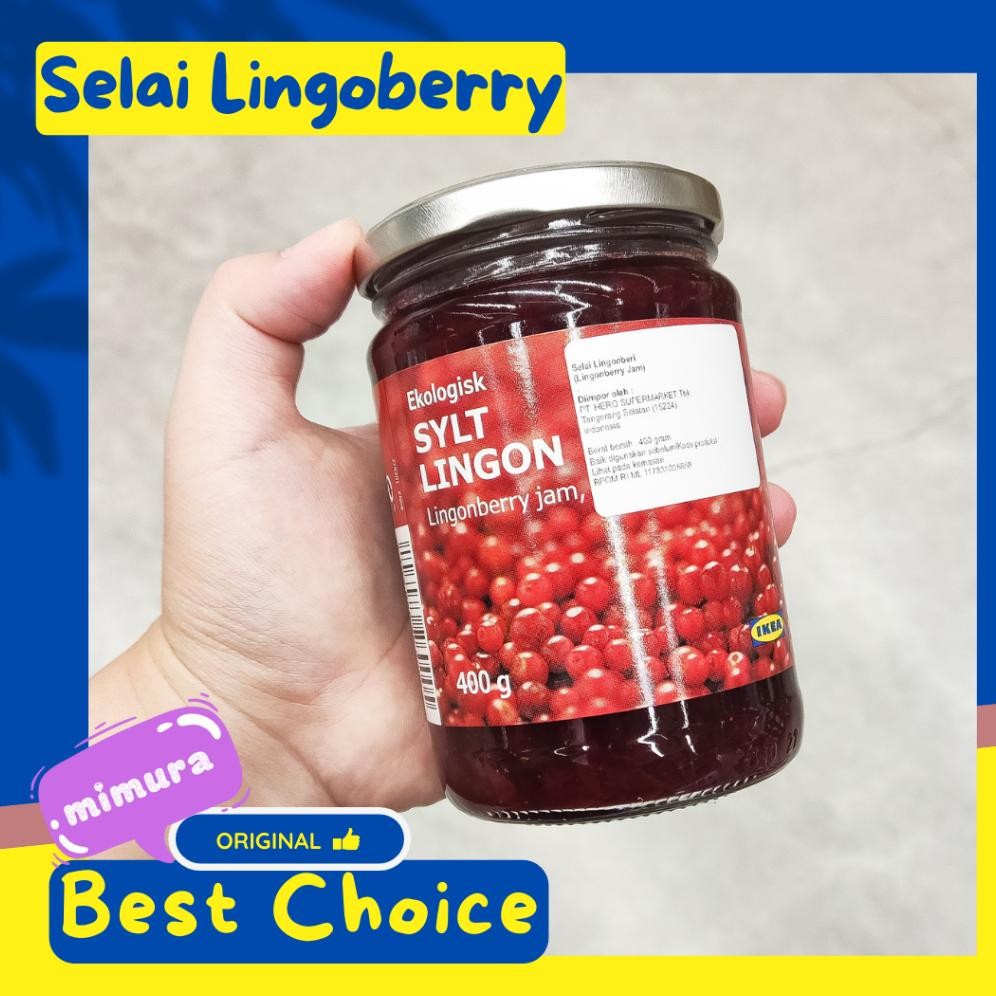 

Lingonberry Jam Sylt Selai Lingonberry 400ml EXP Terlama