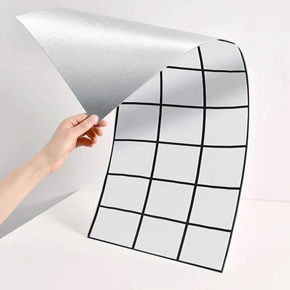 (PAKET 30 PCS) WALLPAPER DINDING VINYL MARBLE 30X60 CM ROLL RONA SOOKU - WALLPAPER FOAM GRANIT TEBAL