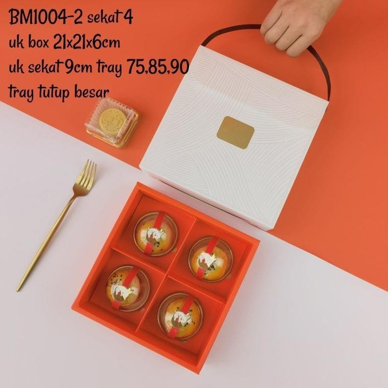 

5pcs box mooncake dus kotak mooncake kue bulan dessert