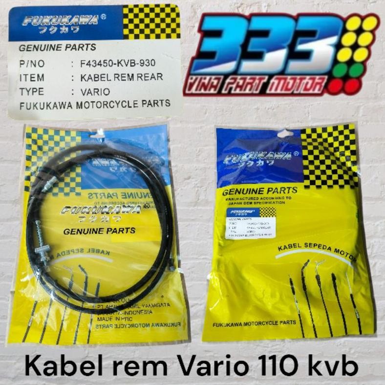 KABEL REM BELAKANG VARIO 110 KARBU KVB TALI REM BELAKANG VARIO KARBU