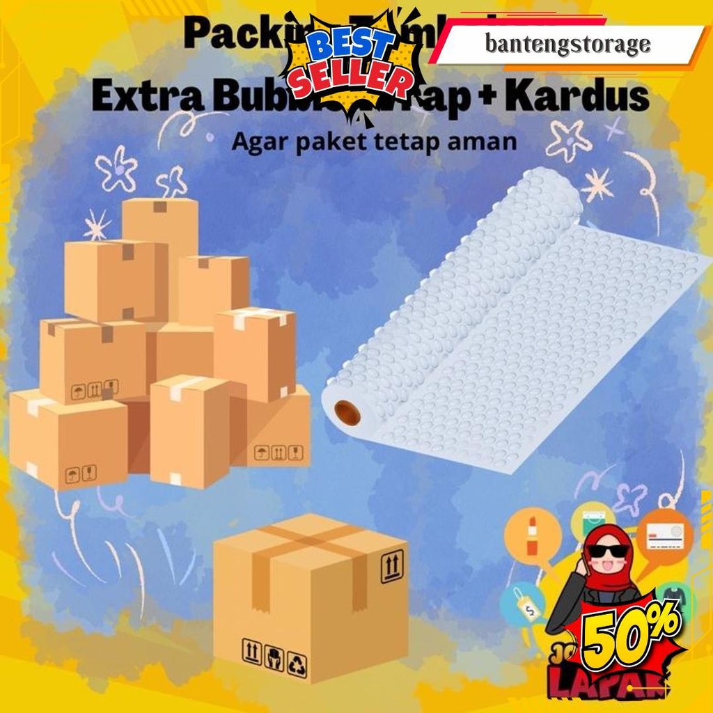 

Packing Tambahan Extra Bubble Wrap Dan Kardus Wajib Barang Pecah Belah Terlaris