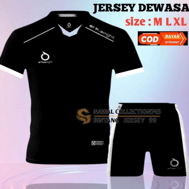 (Terbaru) COD Stelan Jersey Bola Dewasa Stelan Futsal Ortuseight (Terlaris)