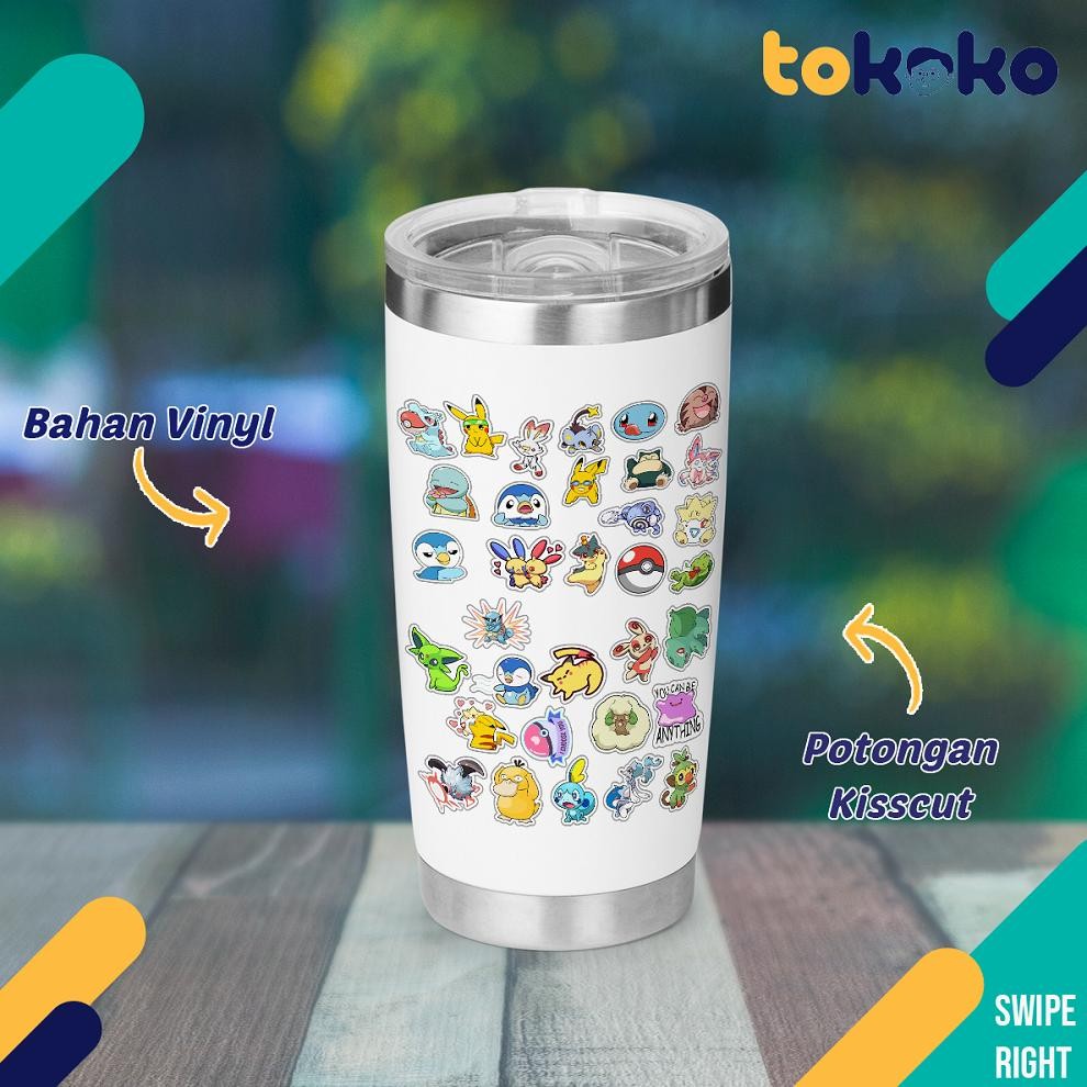 

NOG Stiker Cutting Pokemon Paper Vinyl Dekorasi Laptop Koper Tumbler Kulkas DIY Viral Kekinian Terbaru 2025 ZD-80