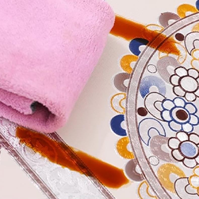 YS Taplak Meja Makan 3D Waterproof Meja Tamu Ukuran 90x150cm/ Tahan Panas / Anti Gores / Waterproof 