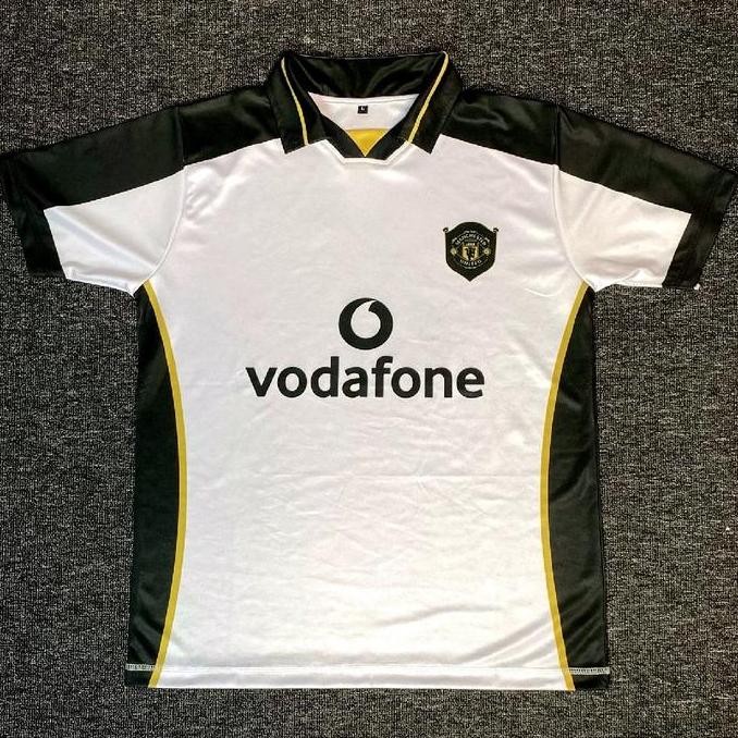 jersey vintage retro manchester united vodafone