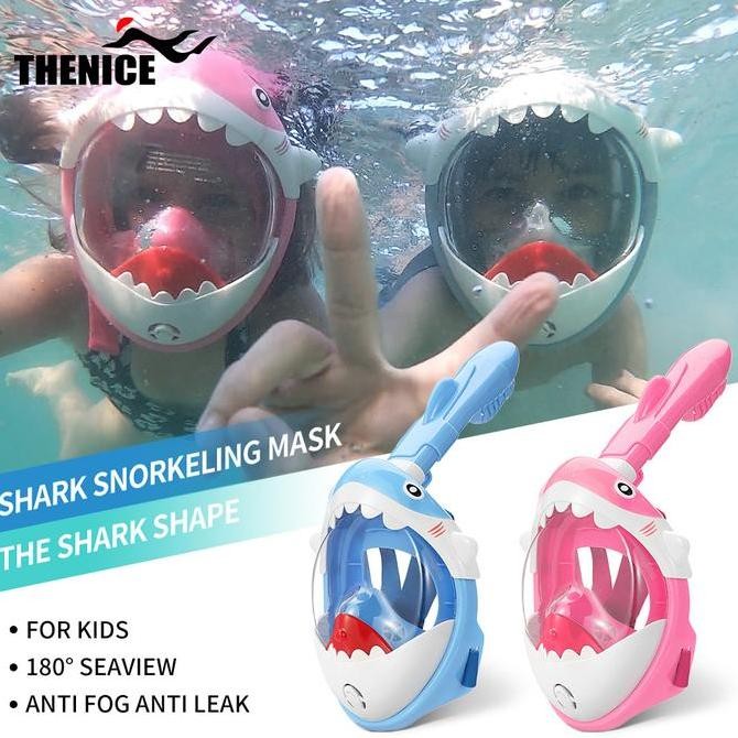 Thenice Kids Snorkeling Diving Hippo Mask - Masker Snorkeling Anak