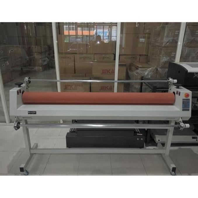 Mesin Laminasi Dingin Alat Laminator Laminating Roll Otomatis 160 Cm