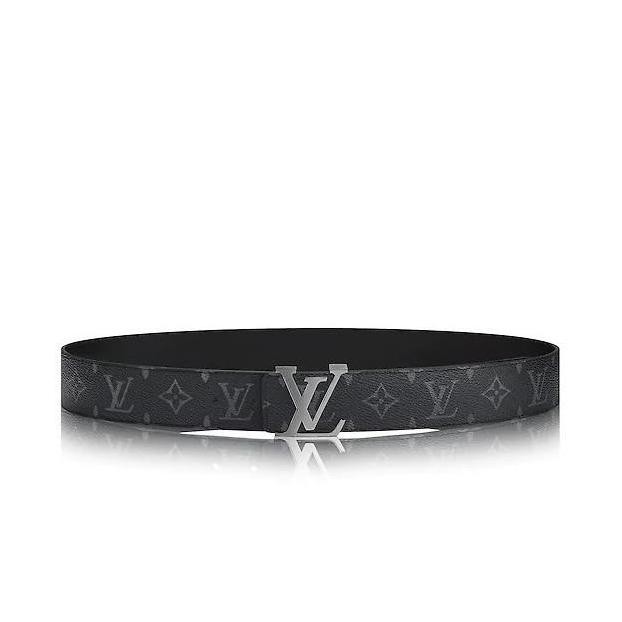 LV MONOGRAM ECLIPSE REVERSIBLE BELT BLACK 100% AUTHENTIC ORIGINAL DAN TERPERCAYA
