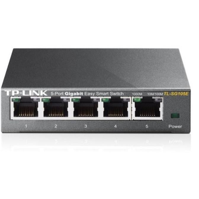 TERMURAH - TP-LINK TL-SG105E 5-Port Gigabit Easy Smart Switch TPLINK SG105E 105E