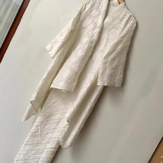 set kebaya tenun bulu rok lilit NC 0325