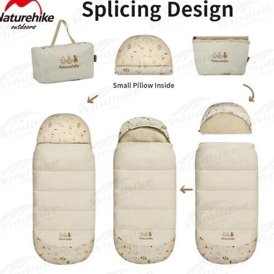 Sleeping Bag Kantong Tidur Camping Anak Naturehike Cnh22Sd001