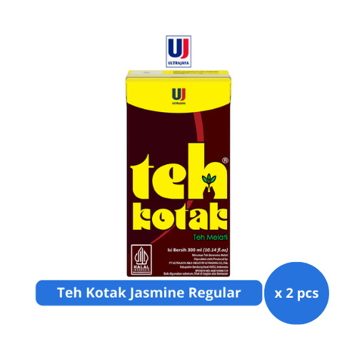 

Teh Kotak Jasmine Regular 300ml x 2 pcs