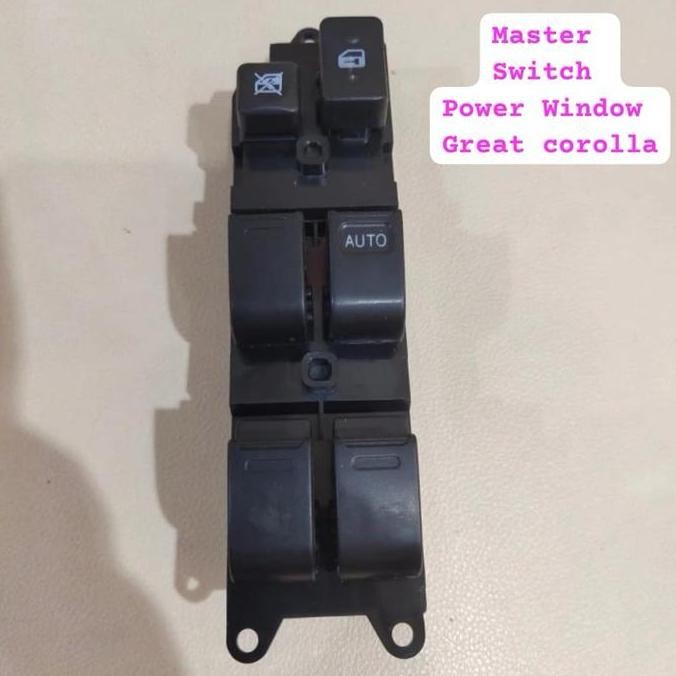 Master Switch Swit Sakelar Power Window Pusat Toyota Great Corolla Corolla Great Depan Kanan