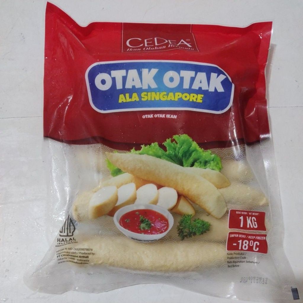 

Cedea Otak-otak Singapore 1kg dan 500gr