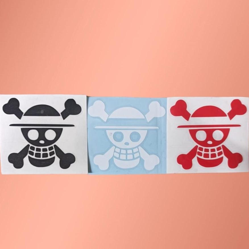 

Super Seller Stiker Cutting Sticker Bendera One Piece Luffy Motor Mobil Helm Laptop Toko Cica Murah