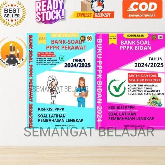 Paket Buku Pppk Bidan & Pppk Perawat 2024 - 2025 . Buku Pppk Bidan 2024 - Pppk Perawat 2024 Terbaru