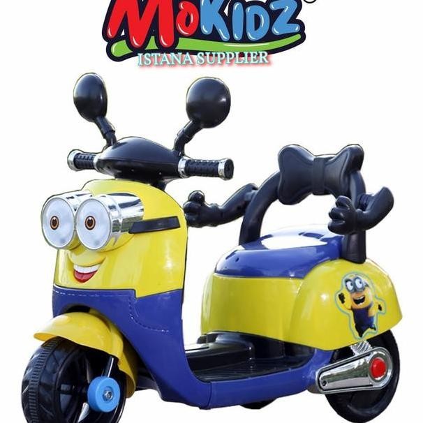 Mainan Motor Scoopy Vespa Aki Anak Perempuan Laki Keren