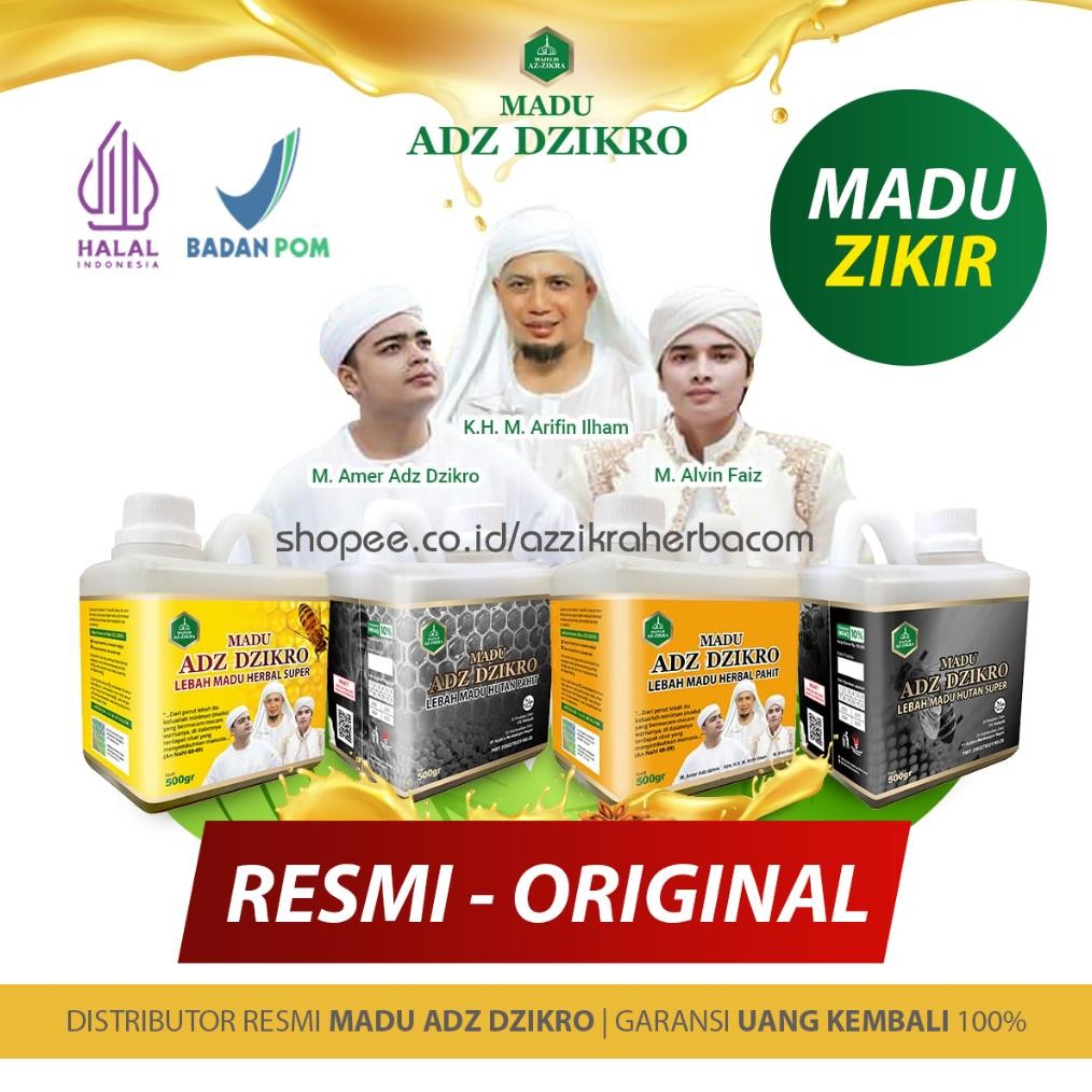 

(Terbaru) Madu Adz Dzikro Hutan Herbal Super Original Hitam Pahit Asli 100% 500 gr (Terlaris)