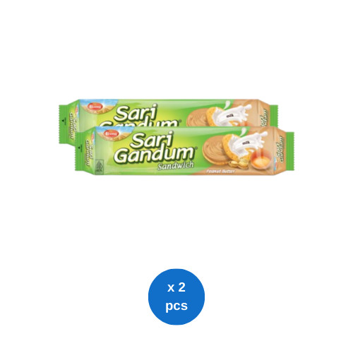 

Roma Sari Gandum Peanut Butter 108gr x 2 pcs