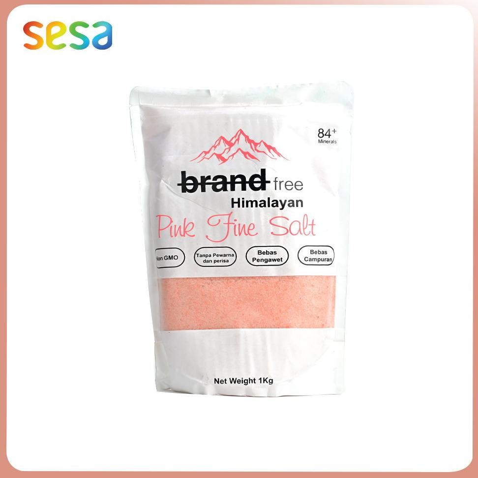 

(Terbaru) BRANDFREE Pink Fine Himalayan Salt 1kg - Garam Halus Sehat Keluarga (Terlaris)