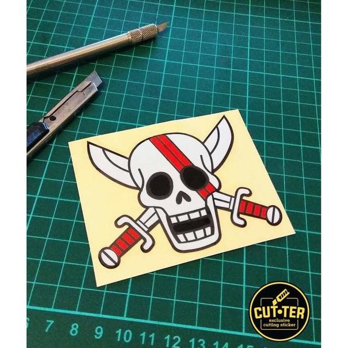

DR301>> cutting sticker SHANKS logo onepiece