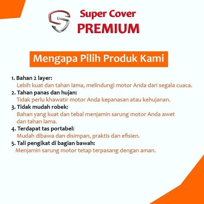 DF280>> Sarung Motor MINI TRAIL 125cc Super Cover Premium