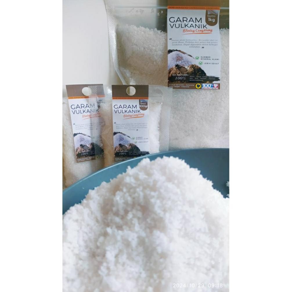 

(Terbaru) Garam Vulkanik Bledug Cangkring Alami non Rafinasi (Terlaris)