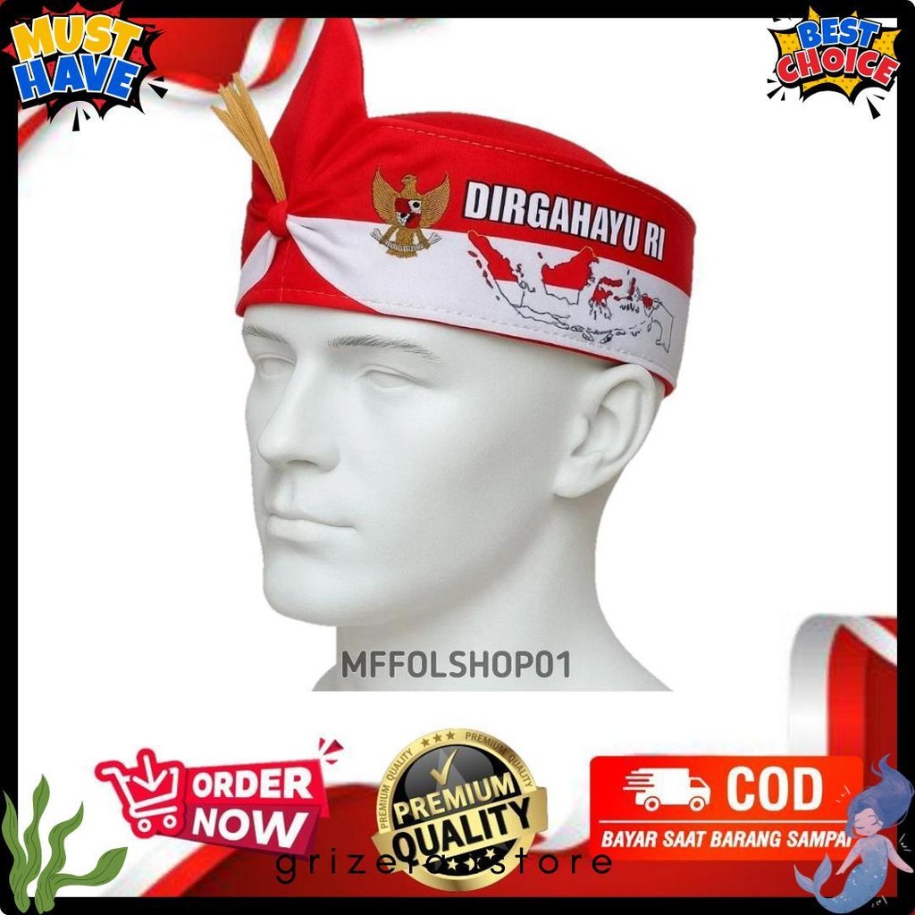 Ikat Kepala/Bando Merah Putih 17 Agustus