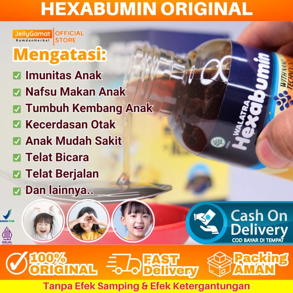 

(Terbaru) Madu Anak Untuk Menambah Imun Anak Agar Tidak Mudah Sakit - Hexabumin + Albumin 100% Asli (Terlaris)