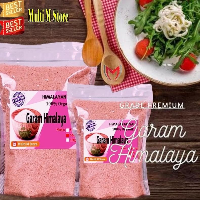 

(Terbaru) [ORI] 500 Gram Garam Himalaya Kualitas Super | Himalayan Salt Fine (Terlaris)