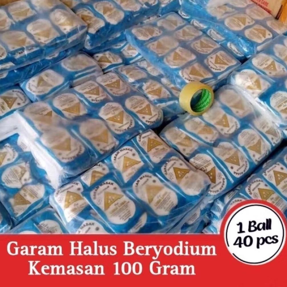 

(Terbaru) Garam masak isi 40pcs Beryodium ( 1Ball ) / Garam Masak / Garam Bumbu Dapur 40pcs (Terlaris)