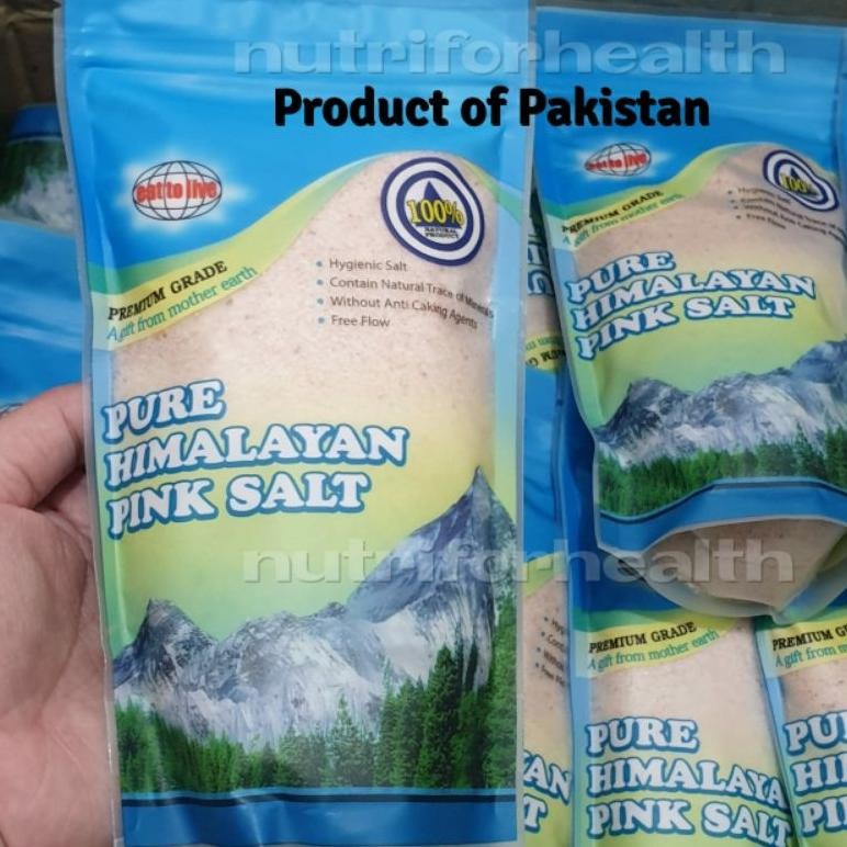 

(Terbaru) (500gr) Pure Himalayan Pink Salt Garam Himalaya Pakistan (Terlaris)