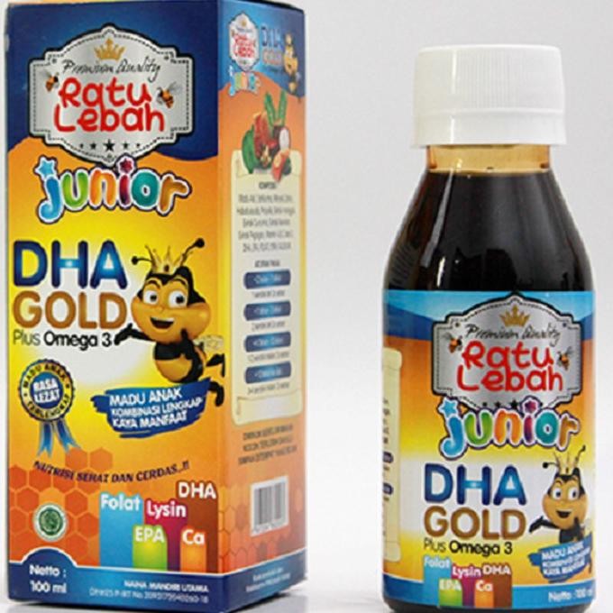 

(Terbaru) Madu Anak Ratu Lebah Junior DHA GOLD plus Omega 3 (Terlaris)