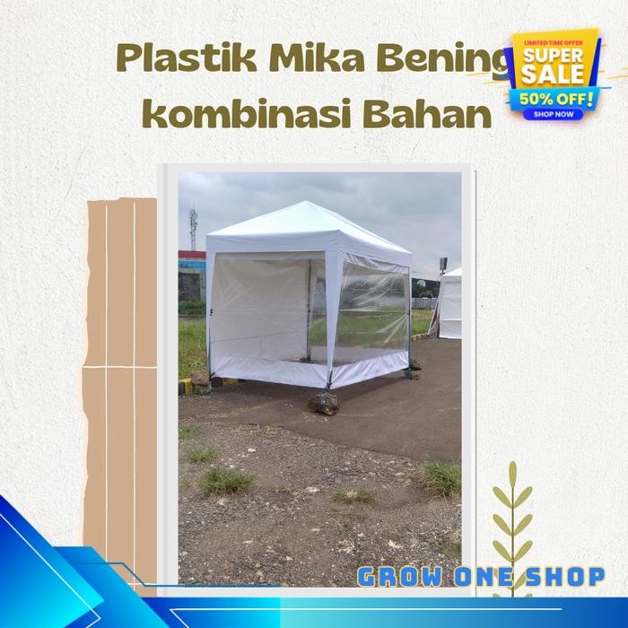 TIRAI TENDA, DINDING TENDA, TUTUP SAMPING TENDA UK 2X2 EKSLUSIF 