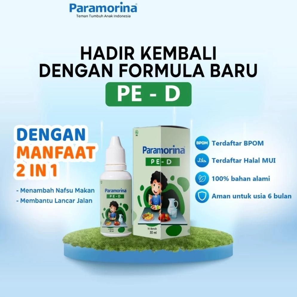 

(Terbaru) Paramorina Drop/Tetes 30ml - Pickyeater Madu Vitamin Herbal - Penambah Nafsu Makan Anti GTM Anak (Terlaris)