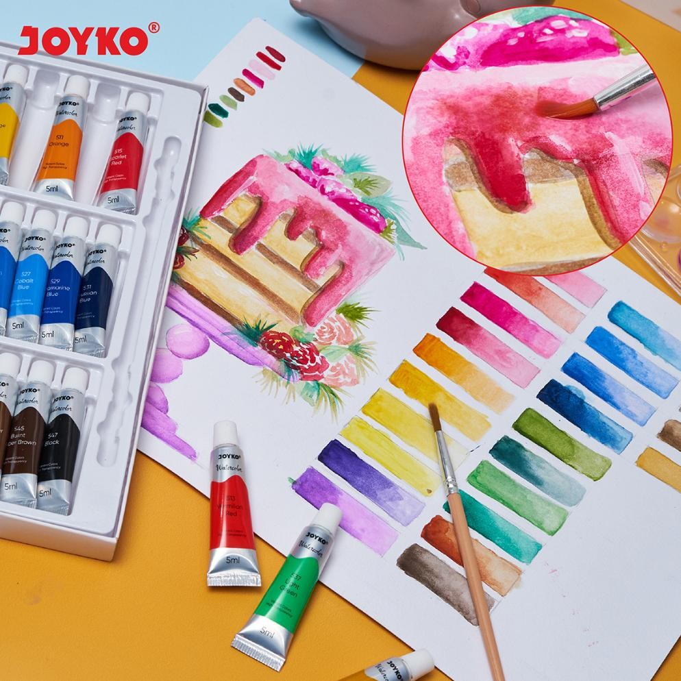 

Xd27 Watercolor Set Cat Air Joyko Wc-4 Xd27