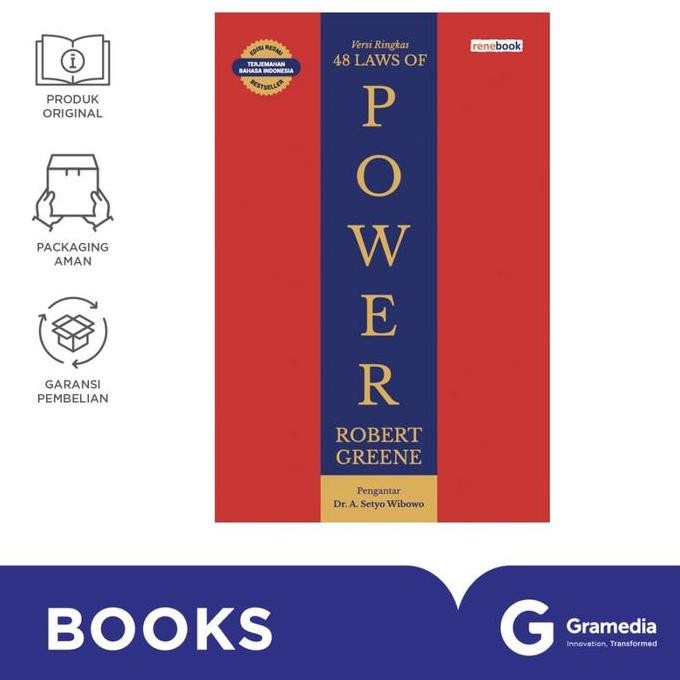 

Gramedia - Buku Self Help 48 Laws of Power Versi Ringkas (Robert Greene)