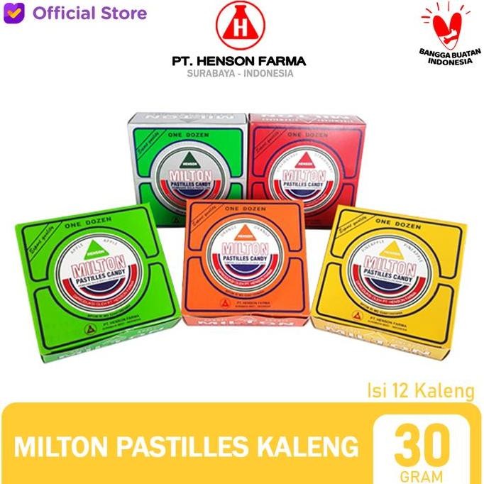 

MILTON PASTILLES 30gr Box Isi 12