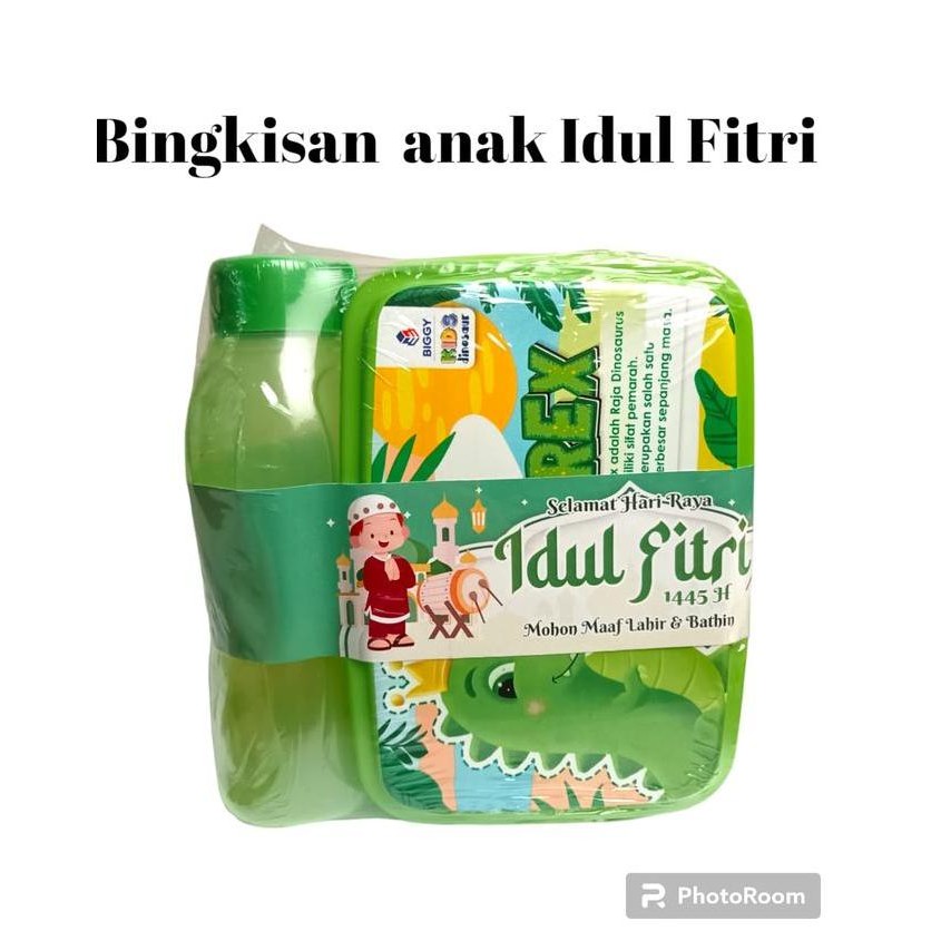 PAKET  LEBARAN ANAK KOTAK MAKAN DAN BOTOL MINUM