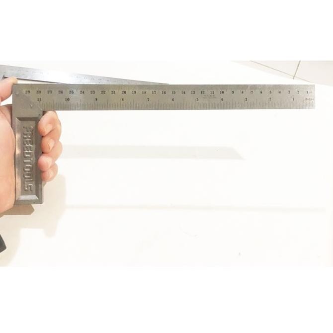 

Fg-80 Ukd- Jg-56 New Arival !!!!Mistar Penggaris Siku Tukang Multifungsi Pasekon Mistar Alat Ukur Waterpass Kombinasi Square Ruler Sudut Presisi Air Geser Siku Meter 10 Inch 12 Inch Freed- Penggaris Besi Siku Freed - 10 " Murah Fg-80