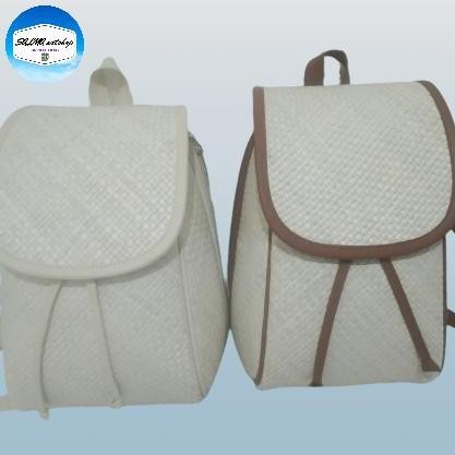 ((((()paling dicari] tas anyaman pandan gendong tas ransel pandan polos,tas gendong anak